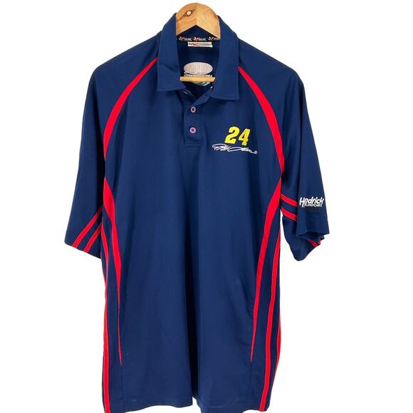 NASCAR CHASE AUTHENTICS Jeff Gordon 24 DUPONT Polo Shirt - X-Large - Picture 1 of 9